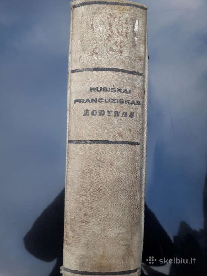 Šimtametis, rusų-prancūzų kalbų žodynas.