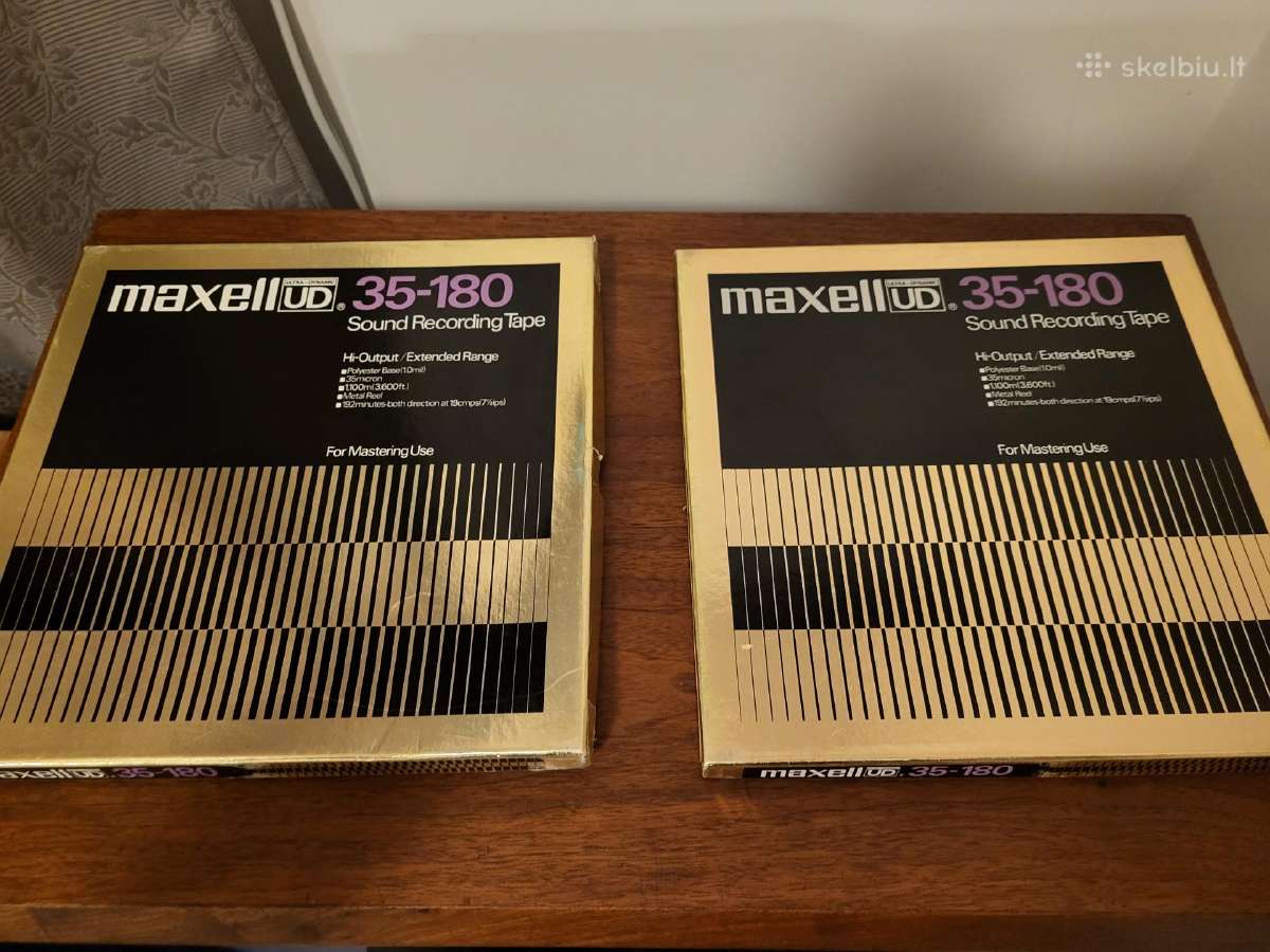 Maxell juostos su įrašais