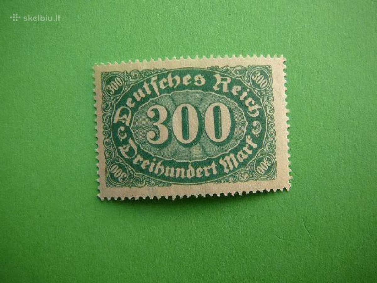 Standartai Vokietija 1922 300m Mnh wz2 vkt249s
