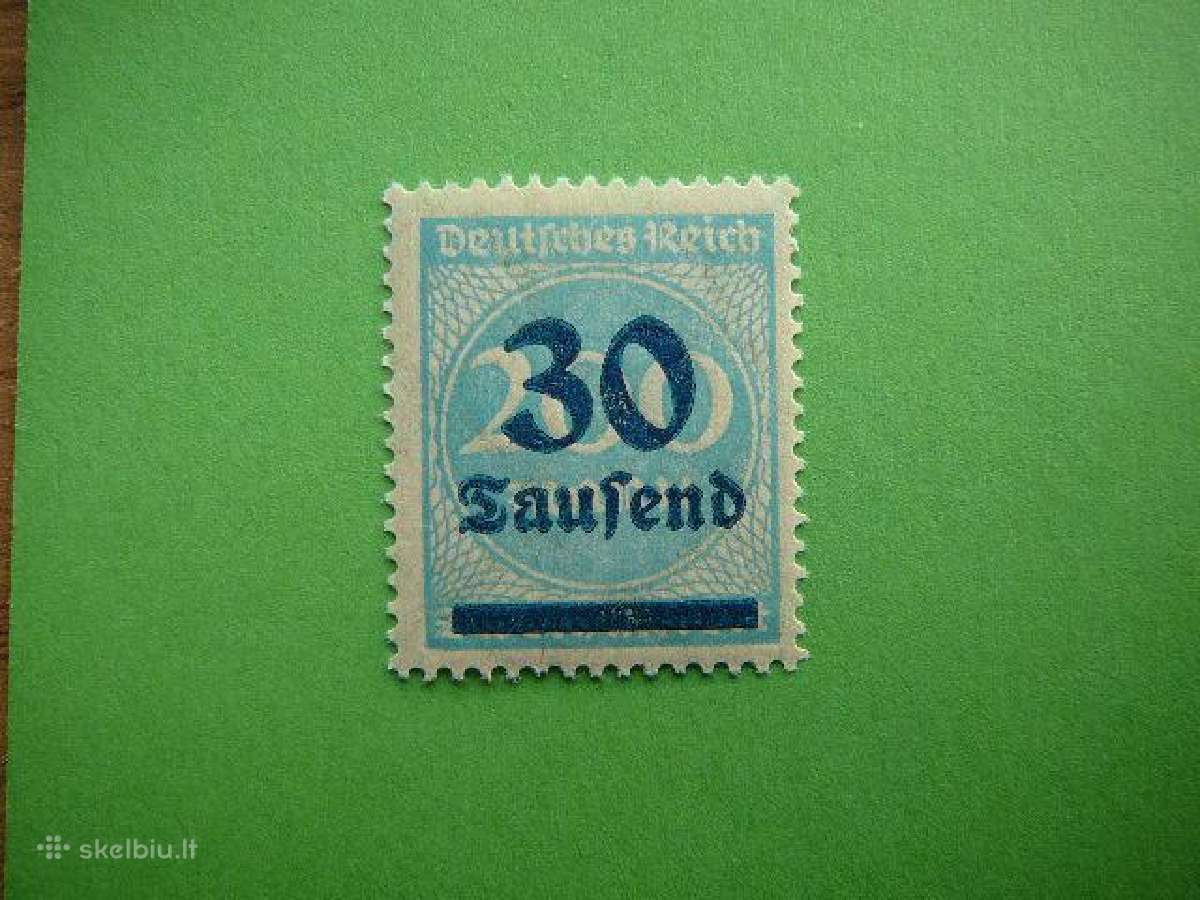 Standartai Vokietija 1923 30t/200 Mnh vkt285s