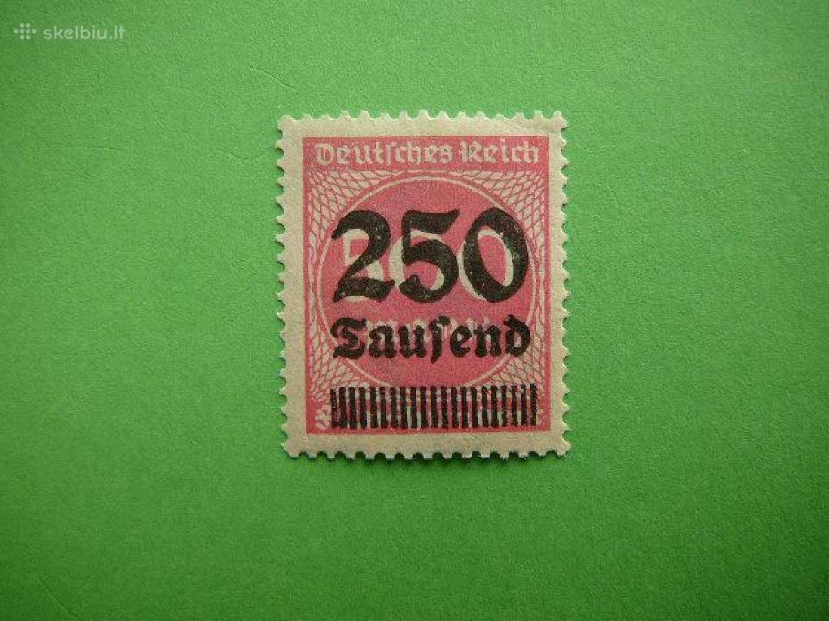 Standartai Vokietija 1923 250t/500 Mnh vkt295s