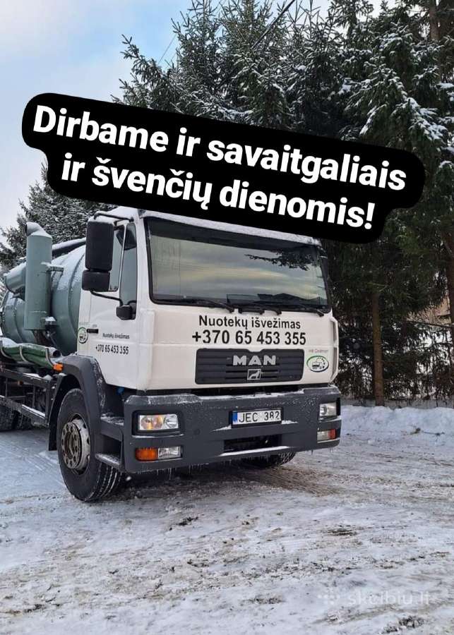 Buitinių nuotekų Išvežimas, įrenginių tvarkymas