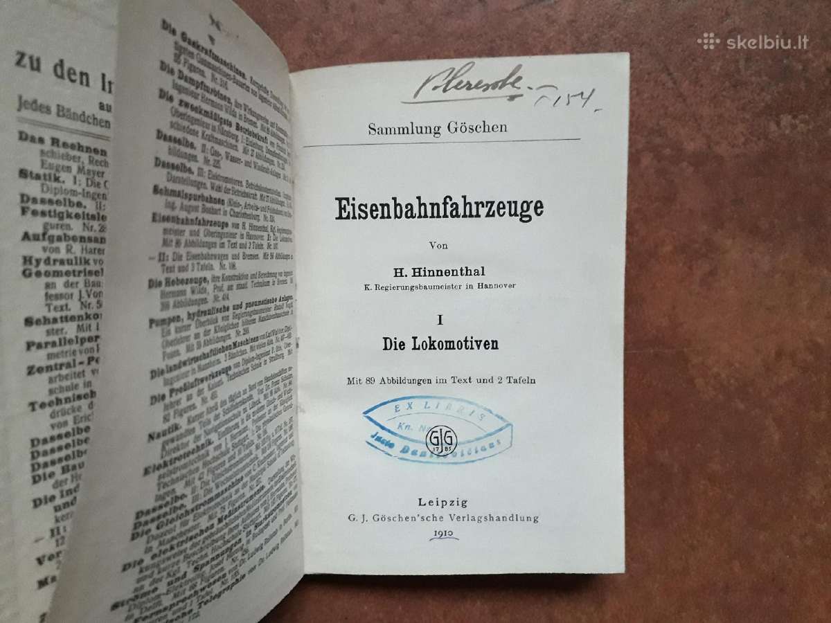 "Knygelė apie garvežius" Leipzig 1910 m. - nuotraukos Nr. 2