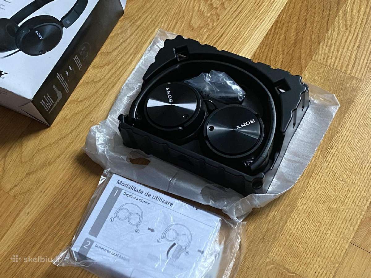 Sony ausinės su mikrofonu ir triukšmo slopinimu - nuotraukos Nr. 3