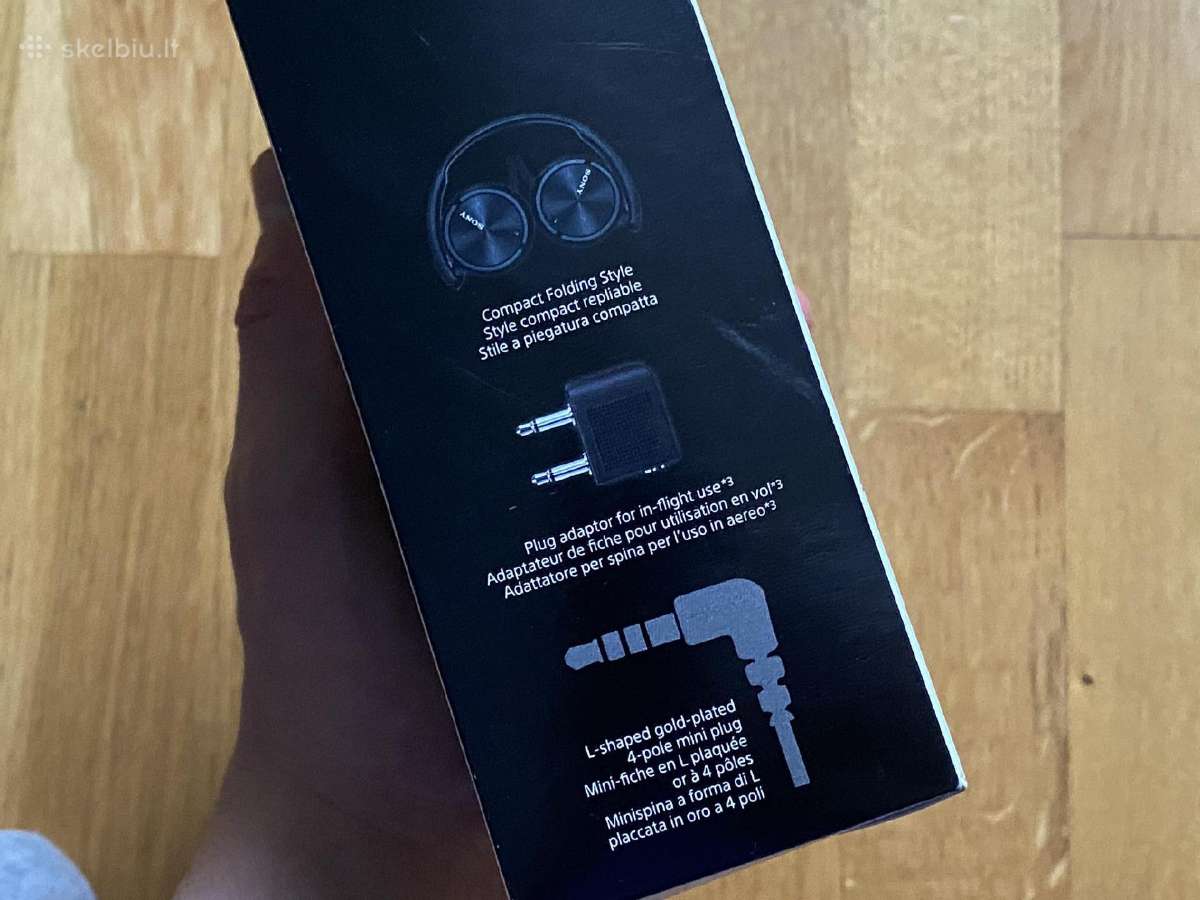 Sony ausinės su mikrofonu ir triukšmo slopinimu - nuotraukos Nr. 4
