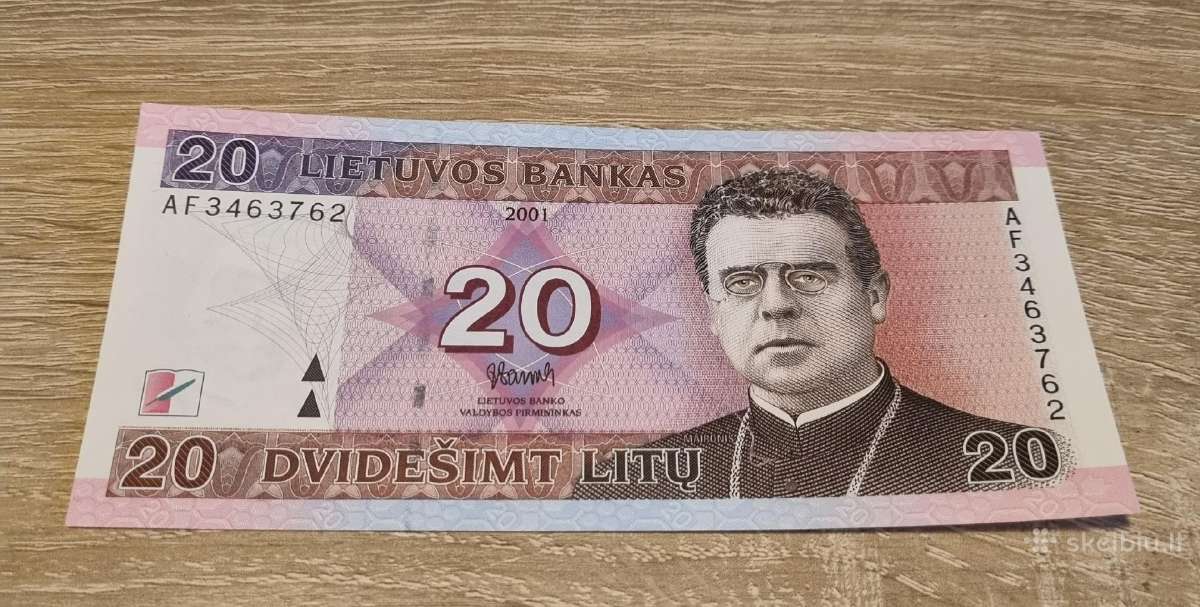 2001 20 Litu Unc