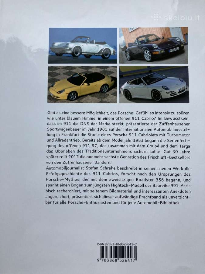 Knyga Porsche 911 cabrio - nuotraukos Nr. 4