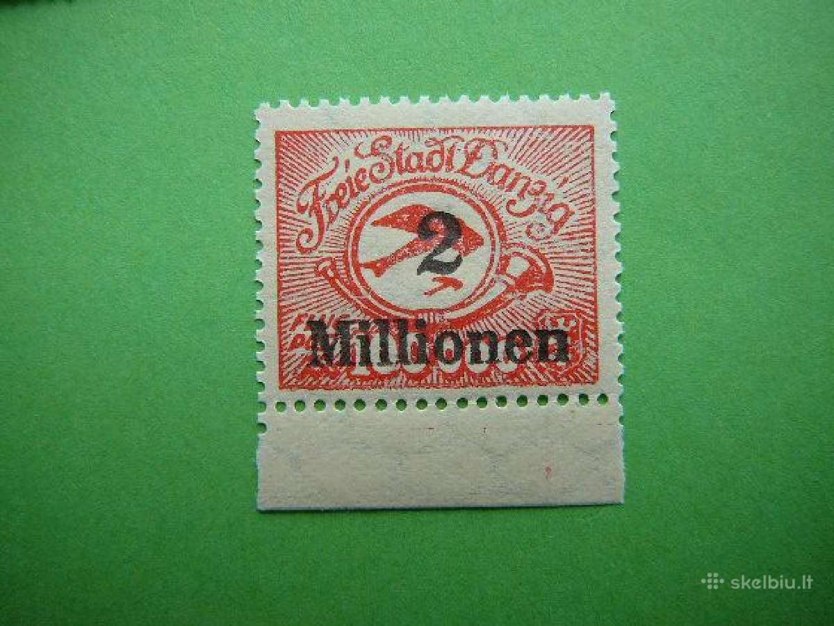 Dancigas Lektuvai Vokietija 1923 Mnh dng179s