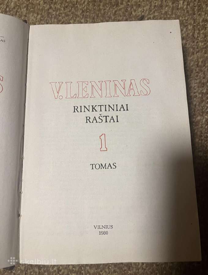 V. Leninas. Rinktiniai raštai. 3 tomai - nuotraukos Nr. 2