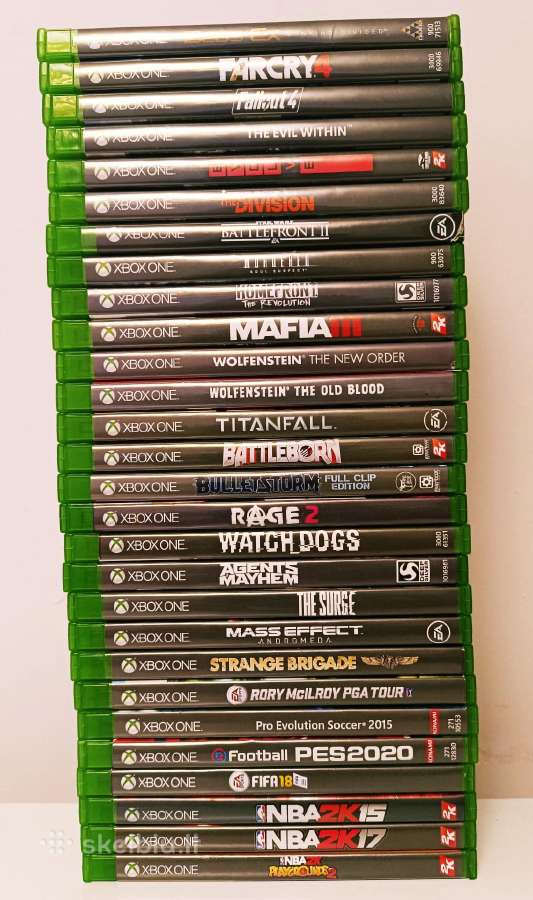 Originalūs žaidimai Xbox One (Nuo 5 euru)