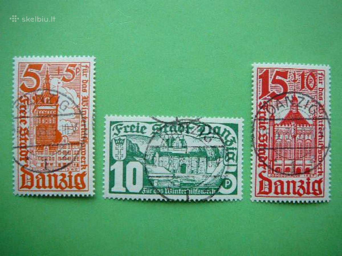 Dancigas Architektura Vokietija 1935 dng256/8a