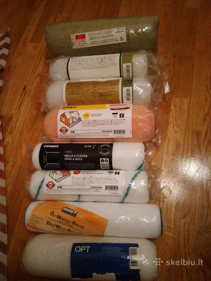 Dažymo voleliai,ir univesalaus pjūklo geležtes,
