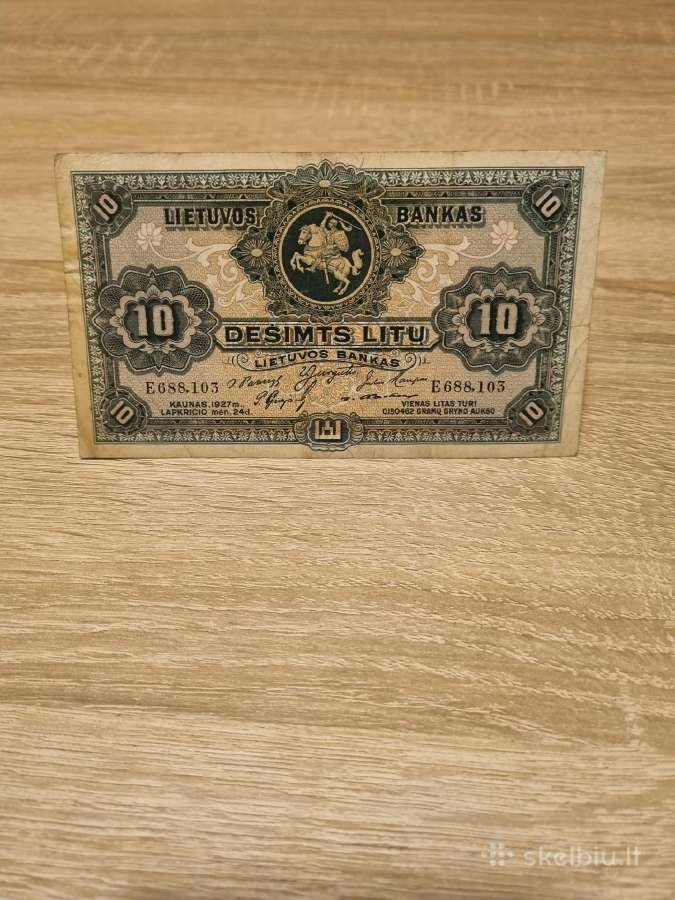 1927 10 litų