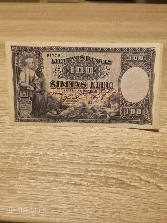 1928 100 litų
