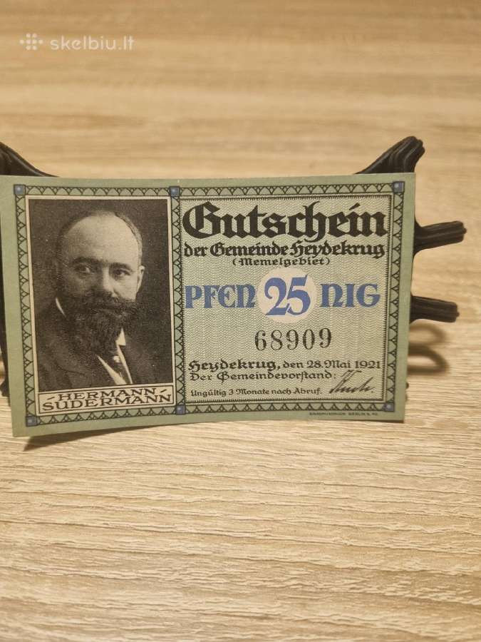 1921 Šilutės 25 pfennig