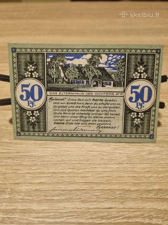 1921šilutės 50 pfennig - nuotraukos Nr. 2