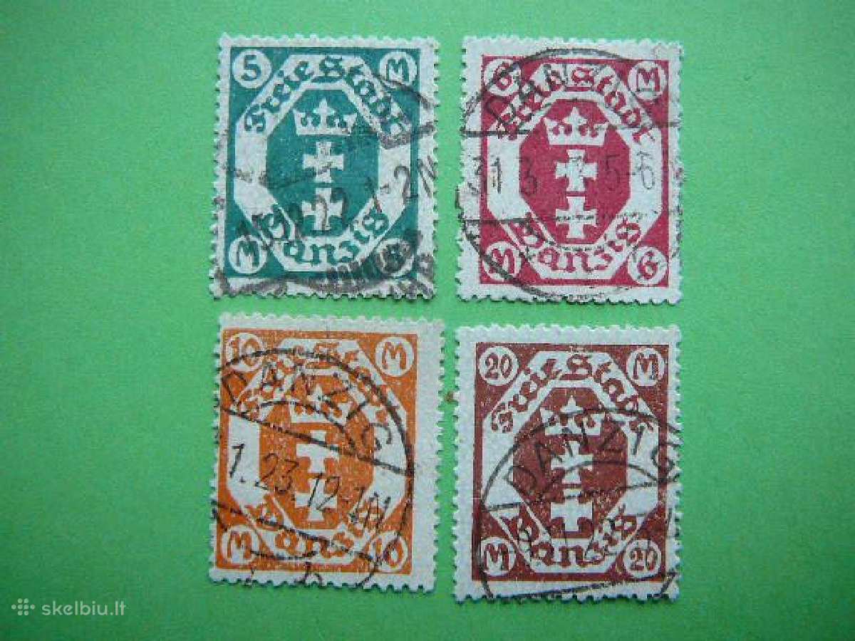 Dancigas Herbai Vokietija 1922 dng108/1a