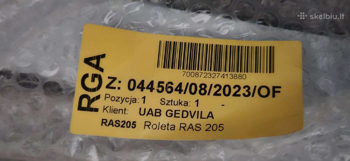 Naujos Lauko automatinės žaliuzės yra 2vnt - nuotraukos Nr. 5