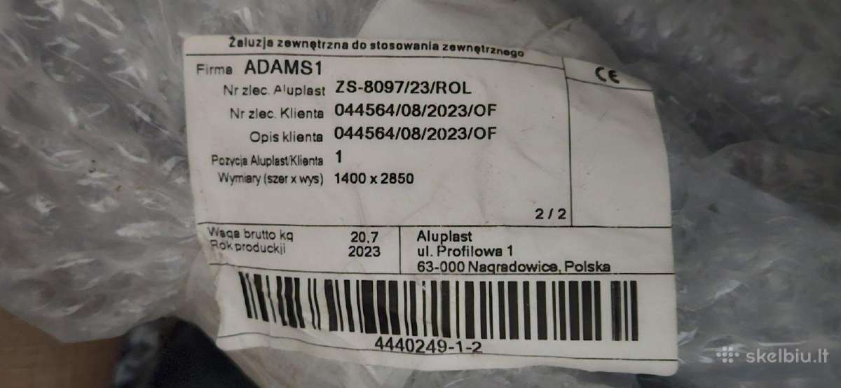 Naujos Lauko automatinės žaliuzės yra 2vnt - nuotraukos Nr. 4