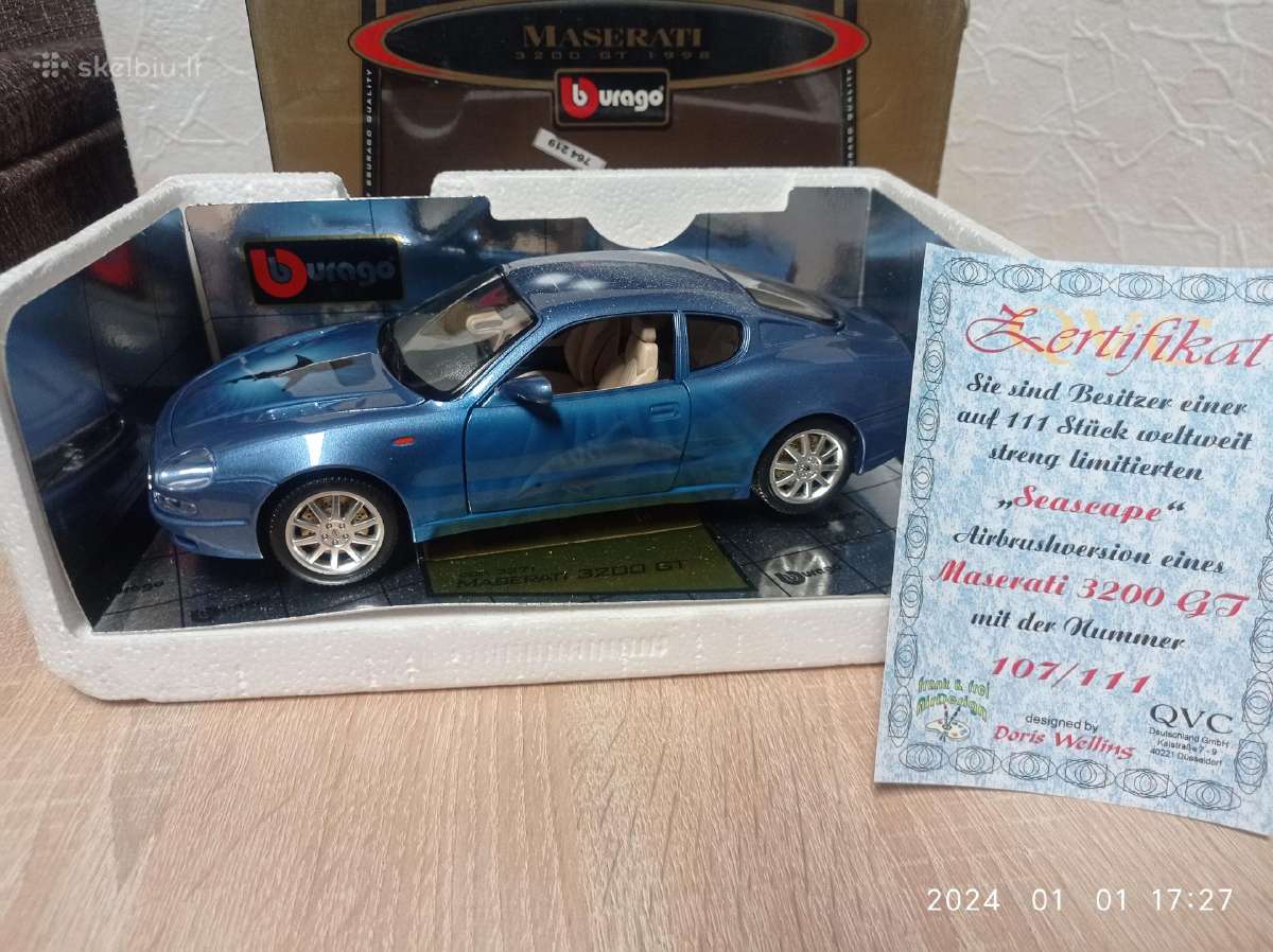 1998m.maserati 3200 gt 1:18 - nuotraukos Nr. 7