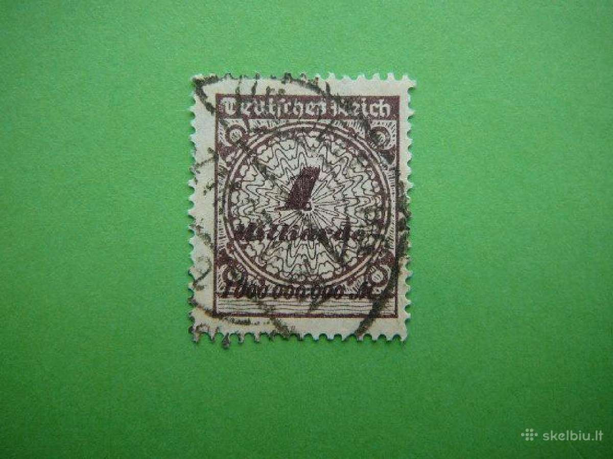 Standartai Vokietija 1923 1mlr antsp. vkt325aa