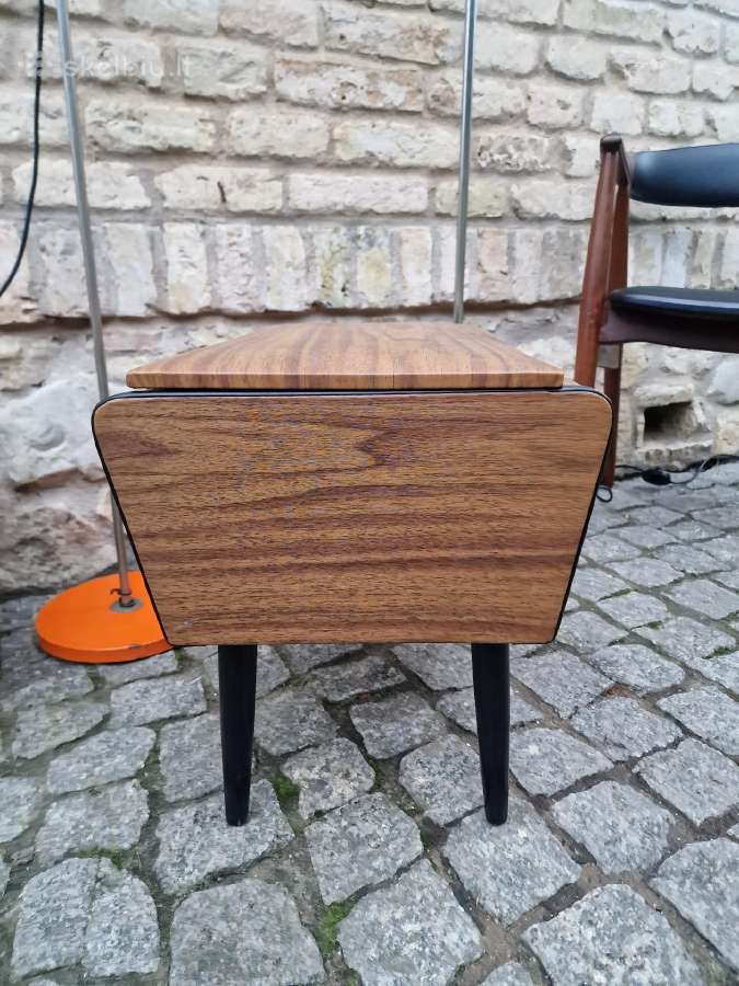 Vintažinis mid century pufas-daiktadėžė. - nuotraukos Nr. 2