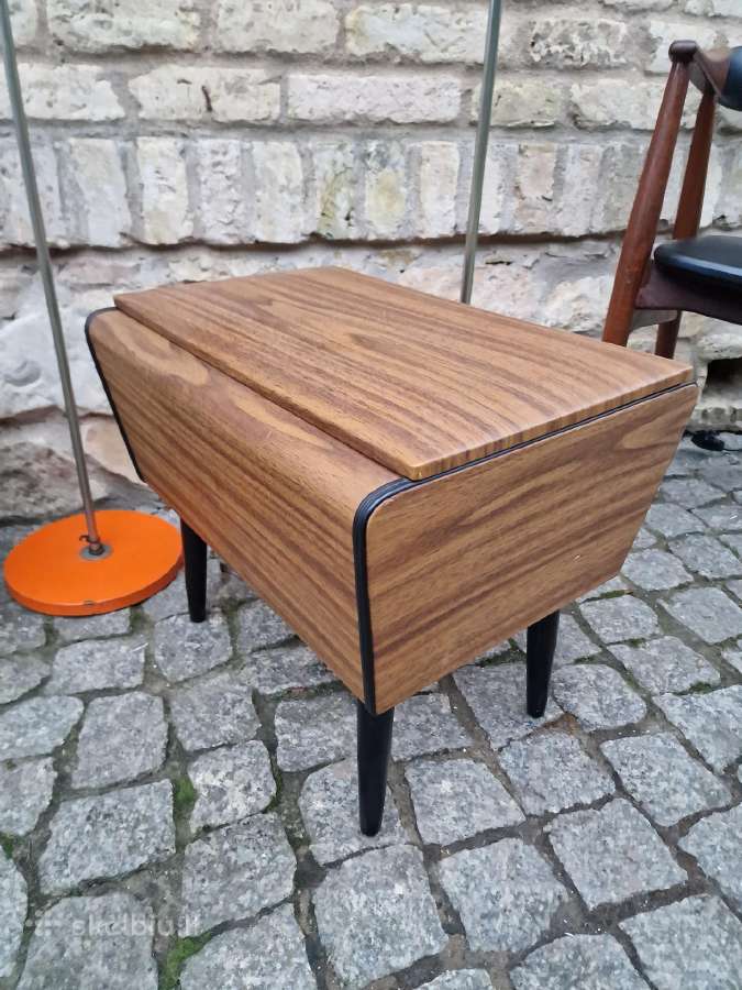 Vintažinis mid century pufas-daiktadėžė. - nuotraukos Nr. 7