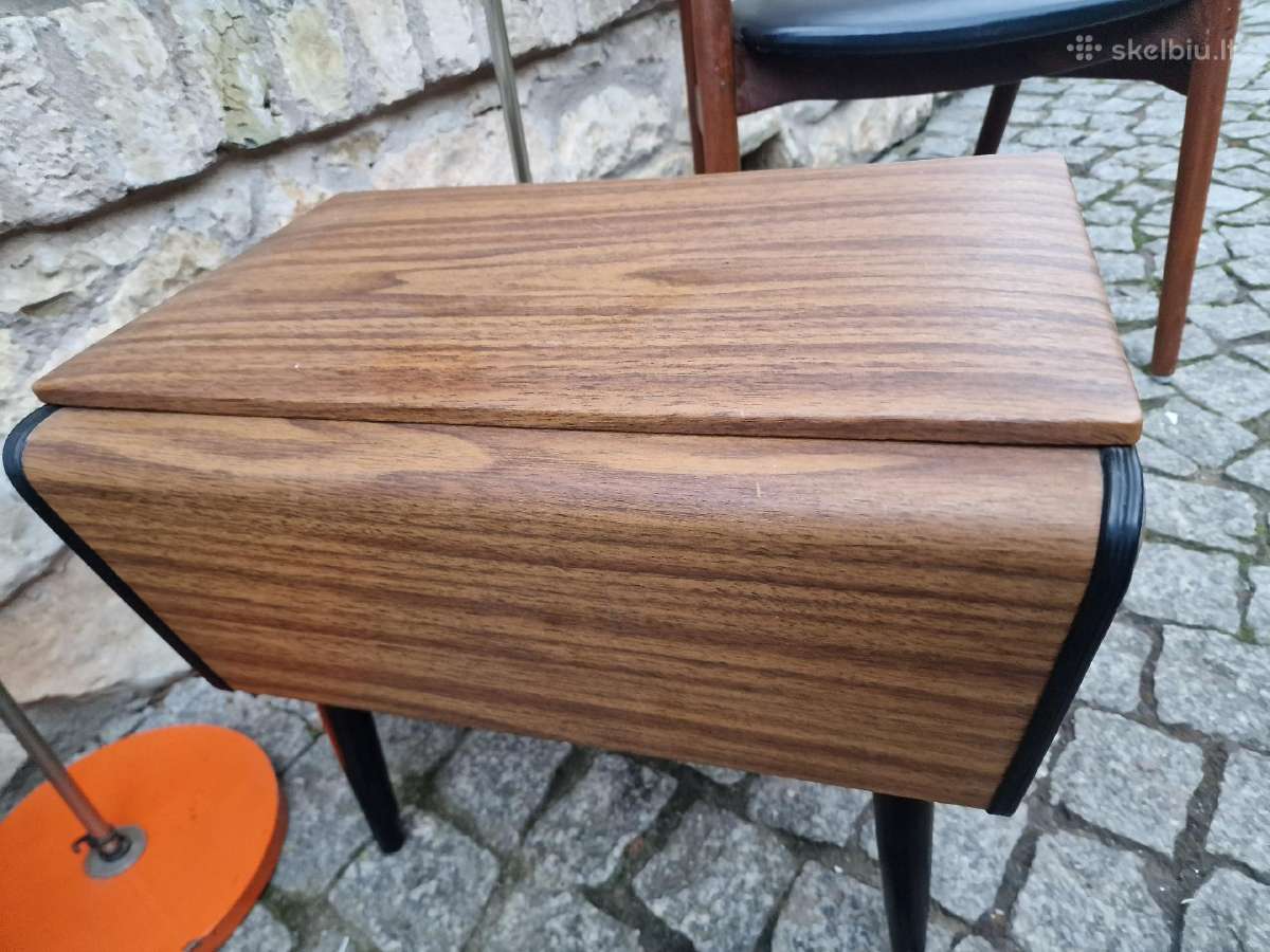 Vintažinis mid century pufas-daiktadėžė. - nuotraukos Nr. 12