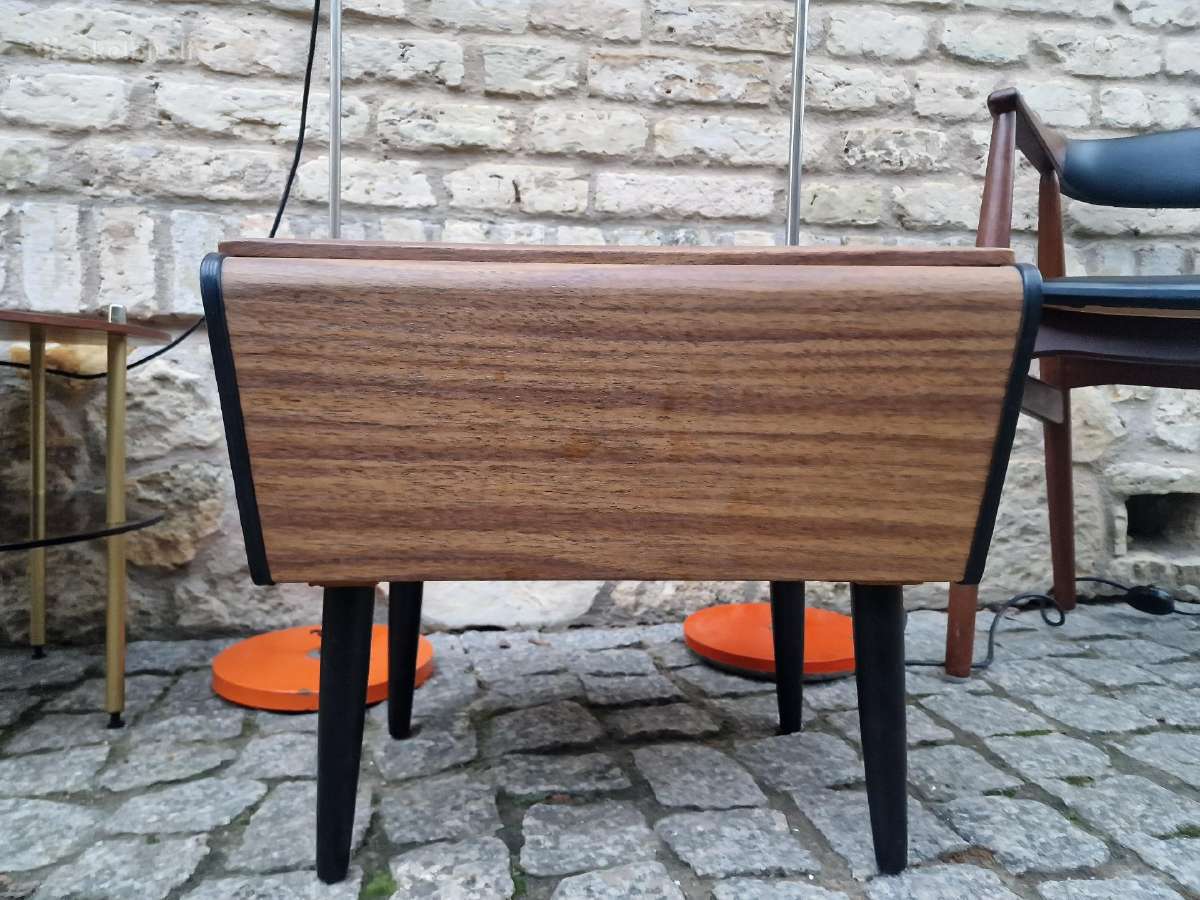 Vintažinis mid century pufas-daiktadėžė. - nuotraukos Nr. 14