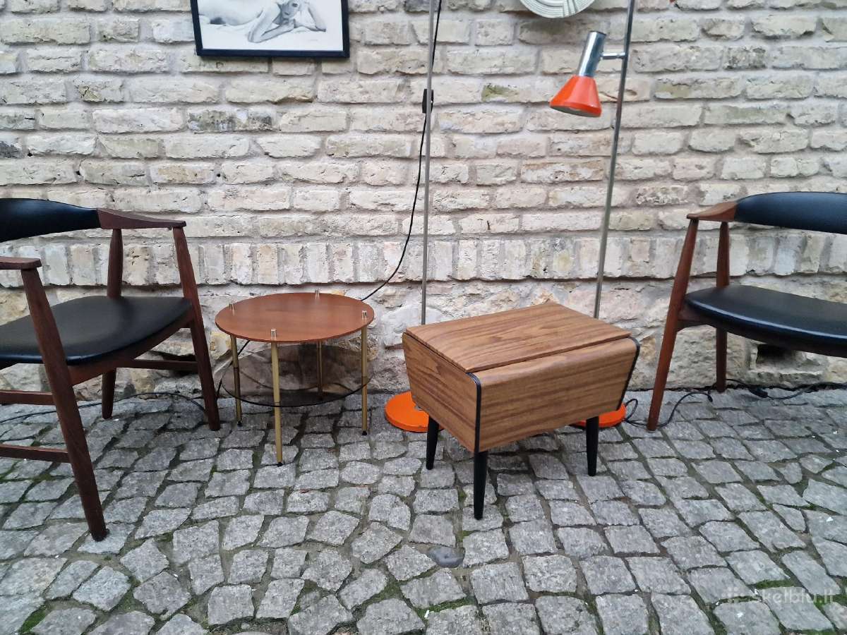Vintažinis mid century pufas-daiktadėžė. - nuotraukos Nr. 18