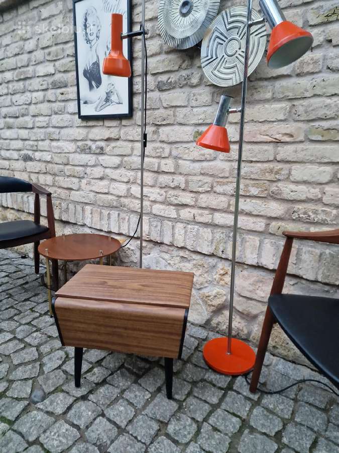 Vintažinis mid century pufas-daiktadėžė. - nuotraukos Nr. 21