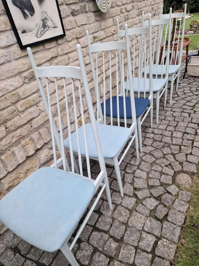 Vintažinės mid century autorinės kėdės - nuotraukos Nr. 6