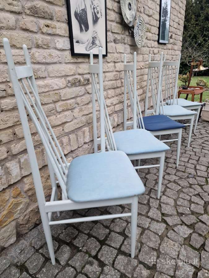 Vintažinės mid century autorinės kėdės - nuotraukos Nr. 17