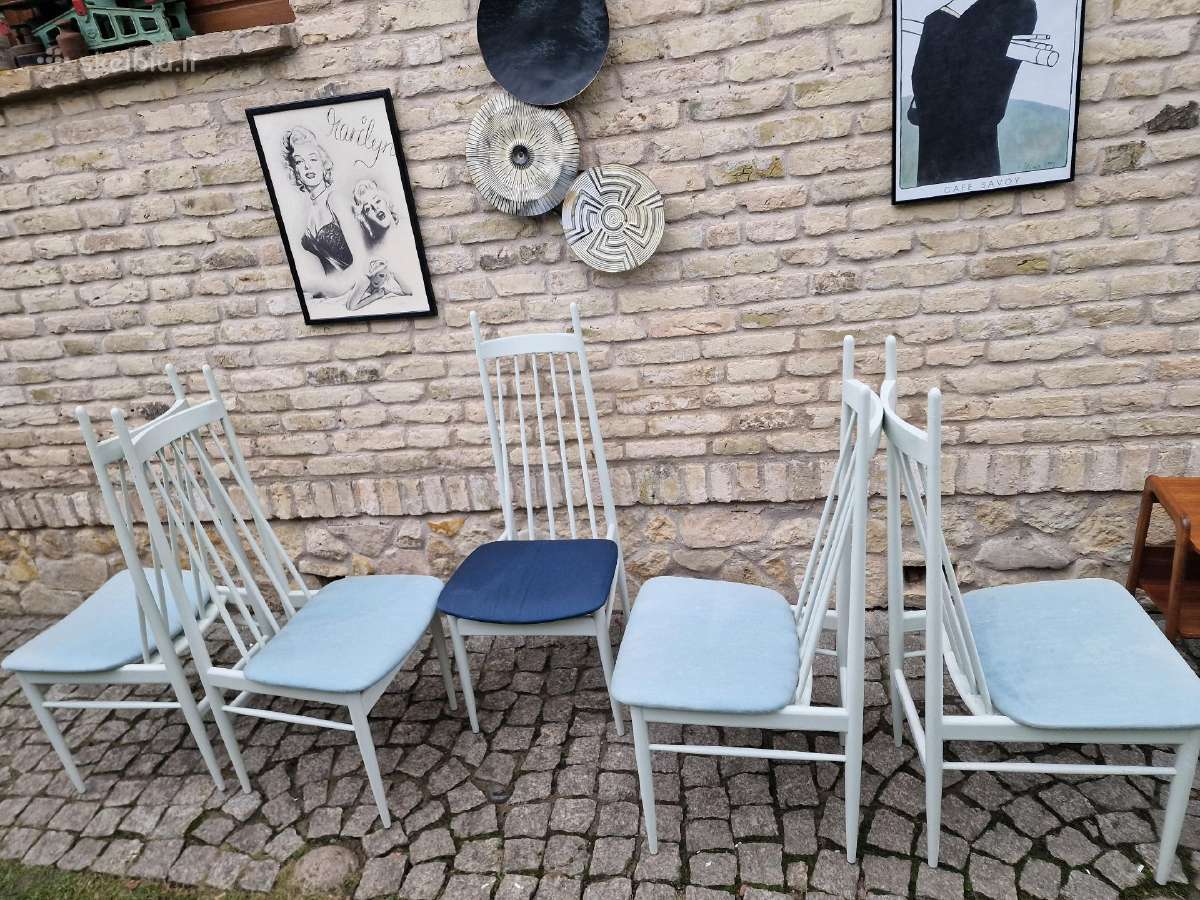 Vintažinės mid century autorinės kėdės - nuotraukos Nr. 21
