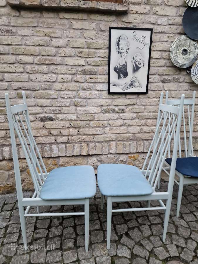 Vintažinės mid century autorinės kėdės - nuotraukos Nr. 23