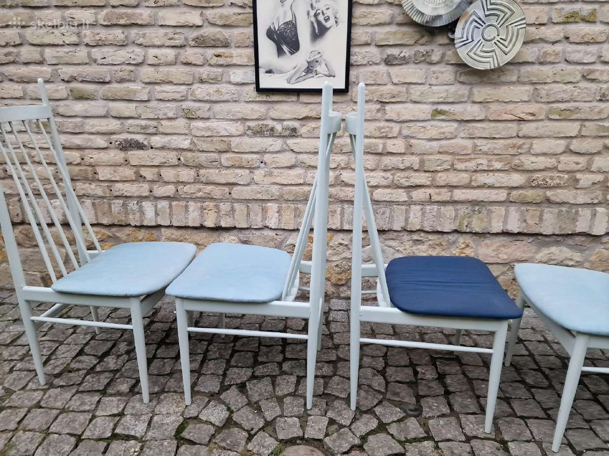 Vintažinės mid century autorinės kėdės - nuotraukos Nr. 24