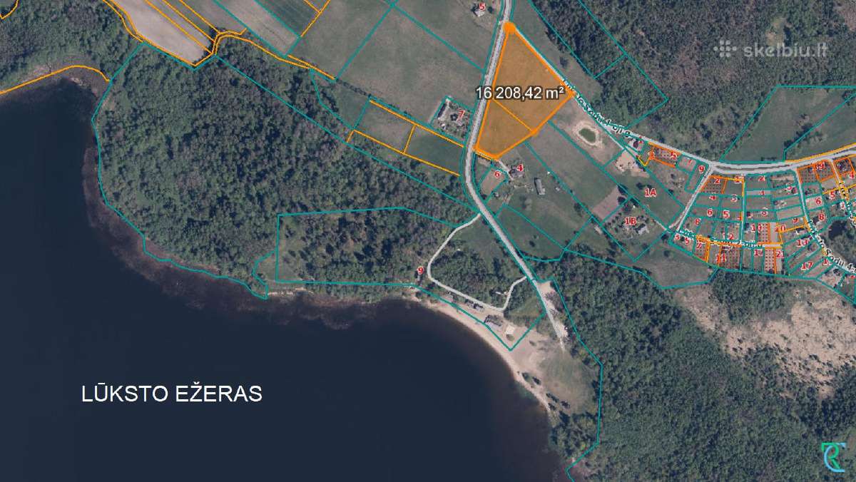 Sklypas prie Lūksto ežero 1.5 Ha.