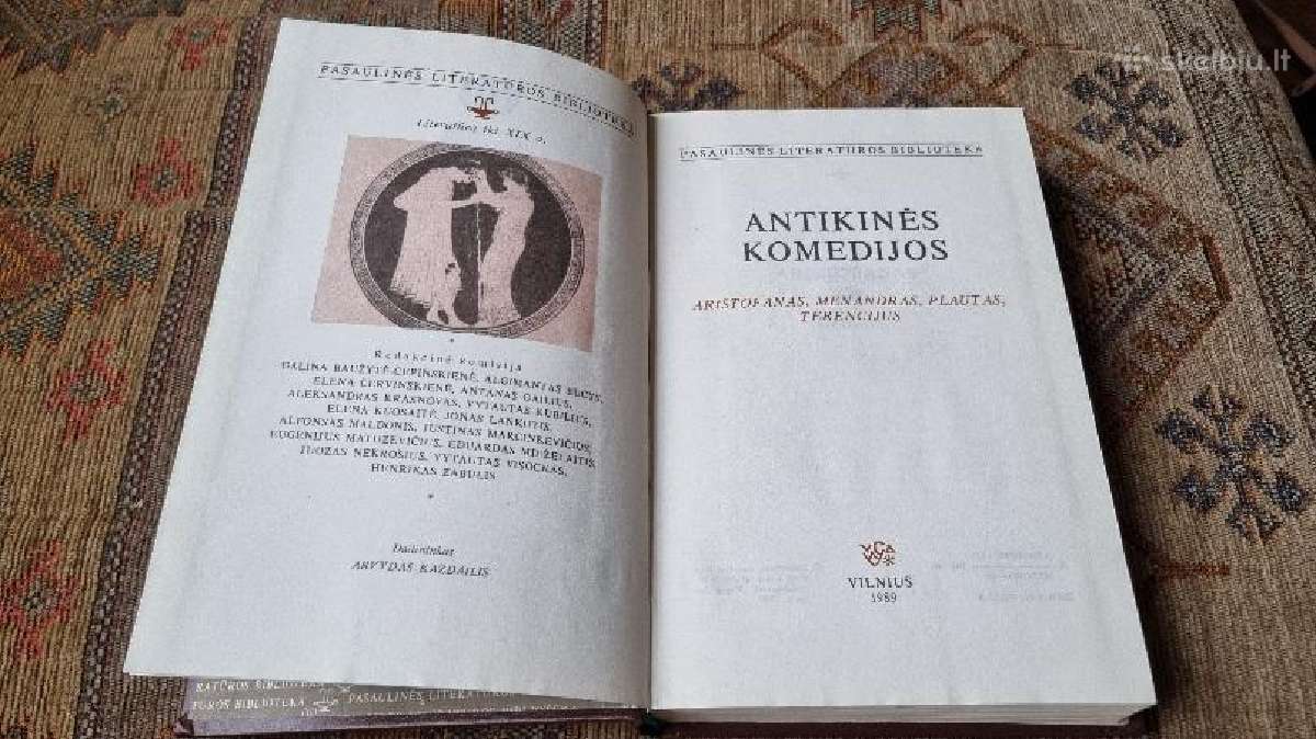 Antikinės komedijos. Pasaulinės literatūros bibl. - nuotraukos Nr. 3