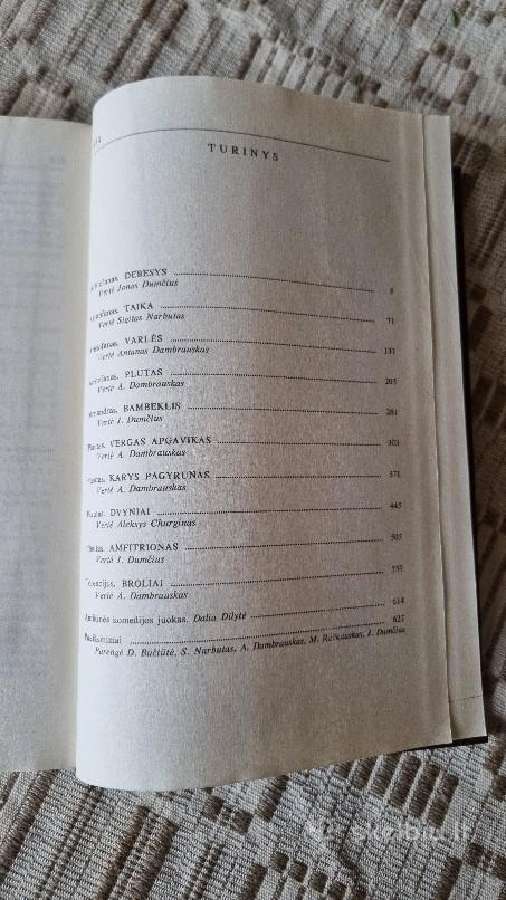 Antikinės komedijos. Pasaulinės literatūros bibl. - nuotraukos Nr. 5