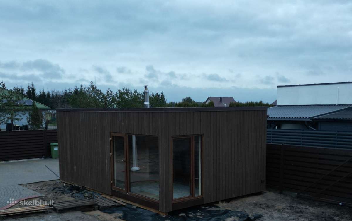 Karkasinė pirtis 4,5x7m