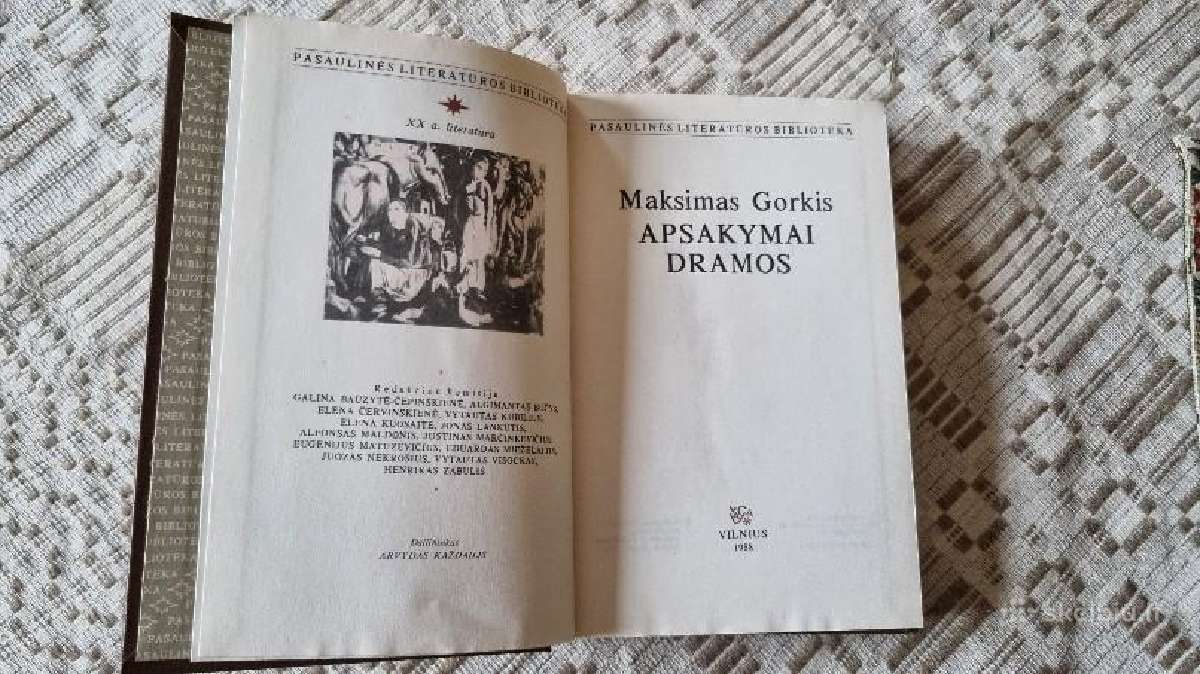 Maksimas Gorkis "Apsakymai. Dramos" - nuotraukos Nr. 3