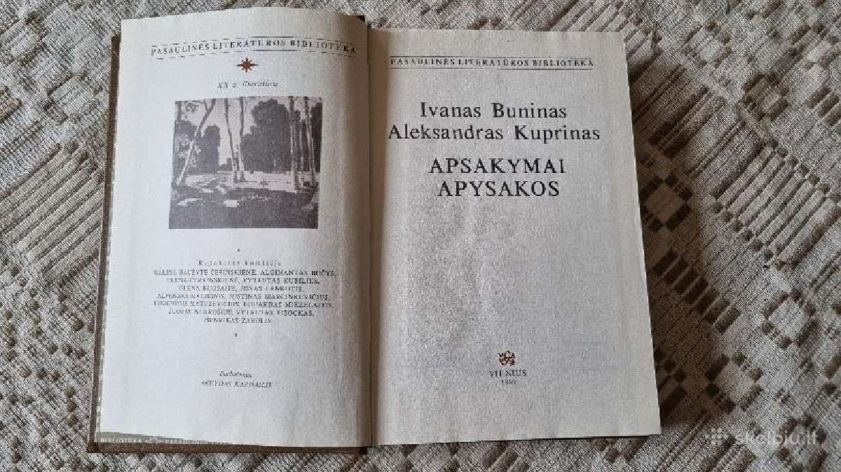 I.buninas, A.kurpinas "Apsakymai. Apysakos" - nuotraukos Nr. 3