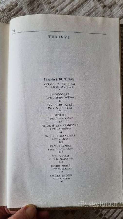 I.buninas, A.kurpinas "Apsakymai. Apysakos" - nuotraukos Nr. 5