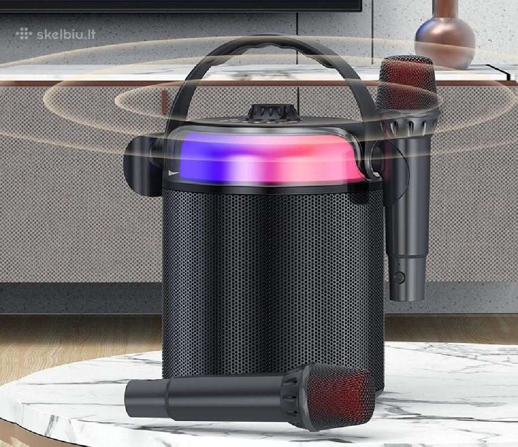 Kite Bevielė bluetooth nešiojama dviejų mikrofonų - nuotraukos Nr. 3