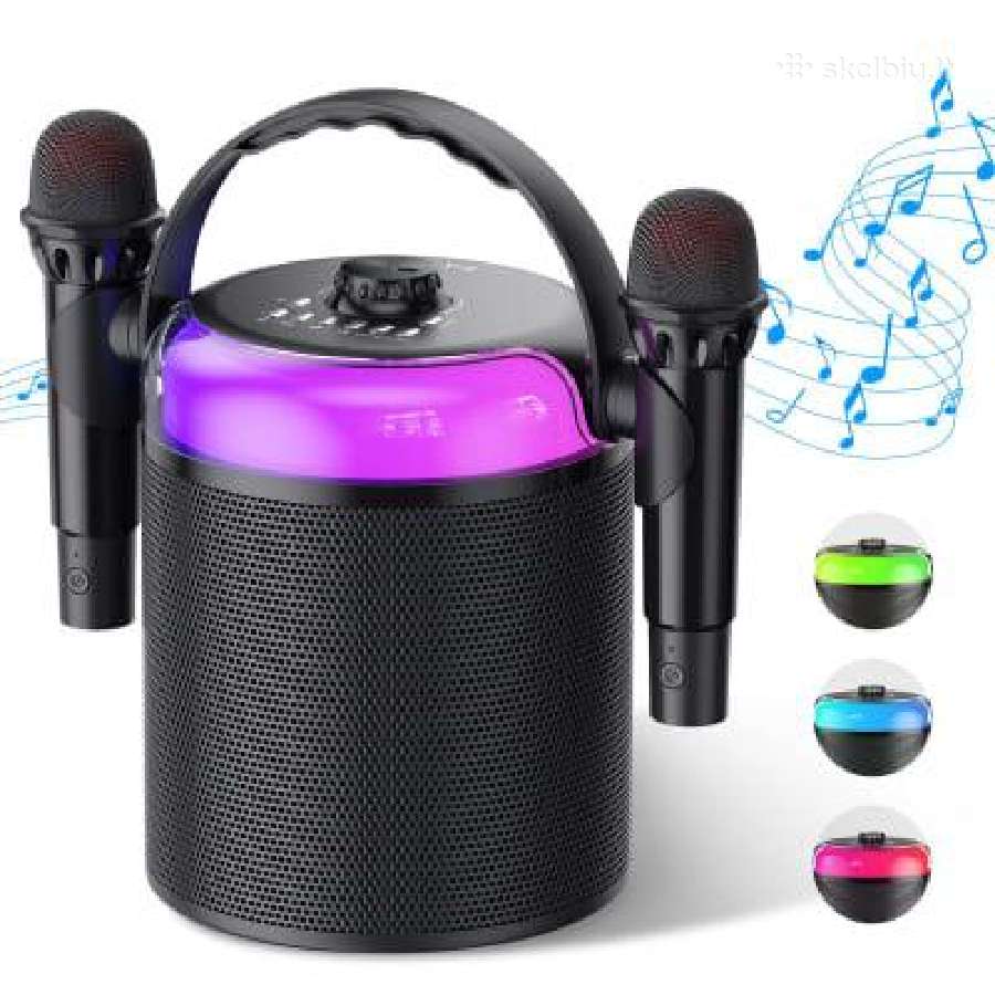 Kite Bevielė bluetooth nešiojama dviejų mikrofonų - nuotraukos Nr. 2