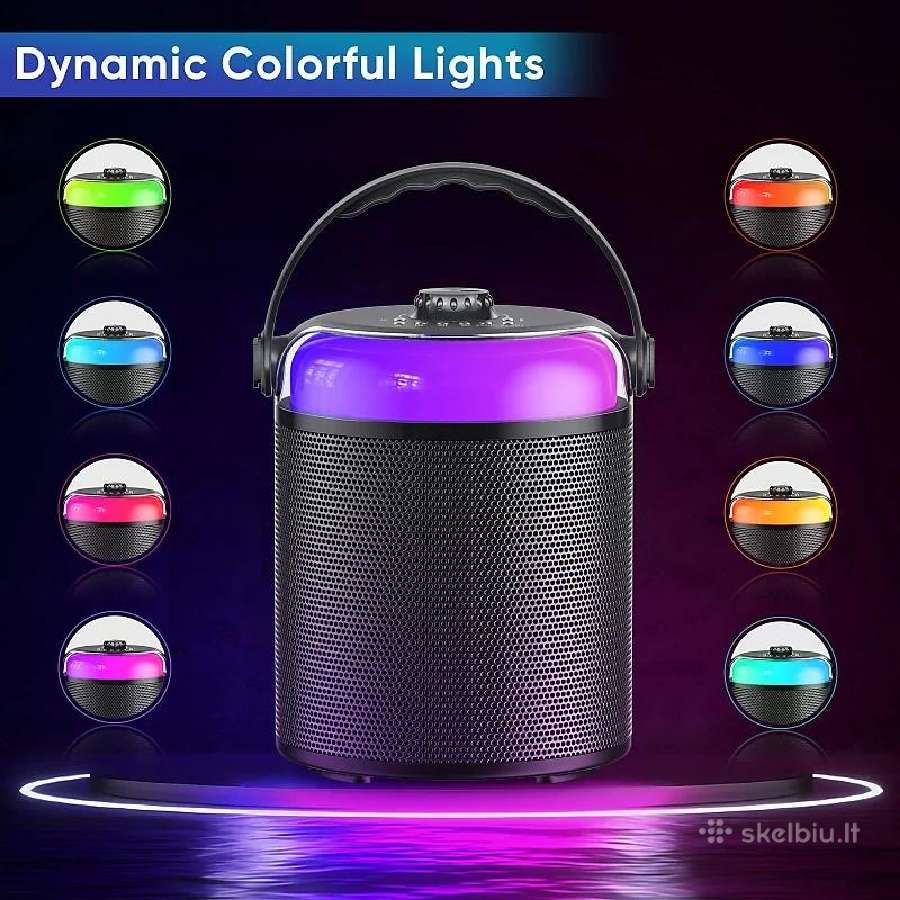 Kite Bevielė bluetooth nešiojama dviejų mikrofonų - nuotraukos Nr. 6