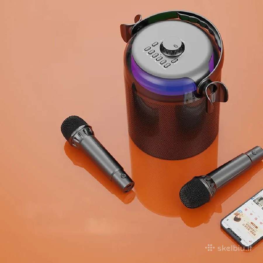 Kite Bevielė bluetooth nešiojama dviejų mikrofonų - nuotraukos Nr. 7