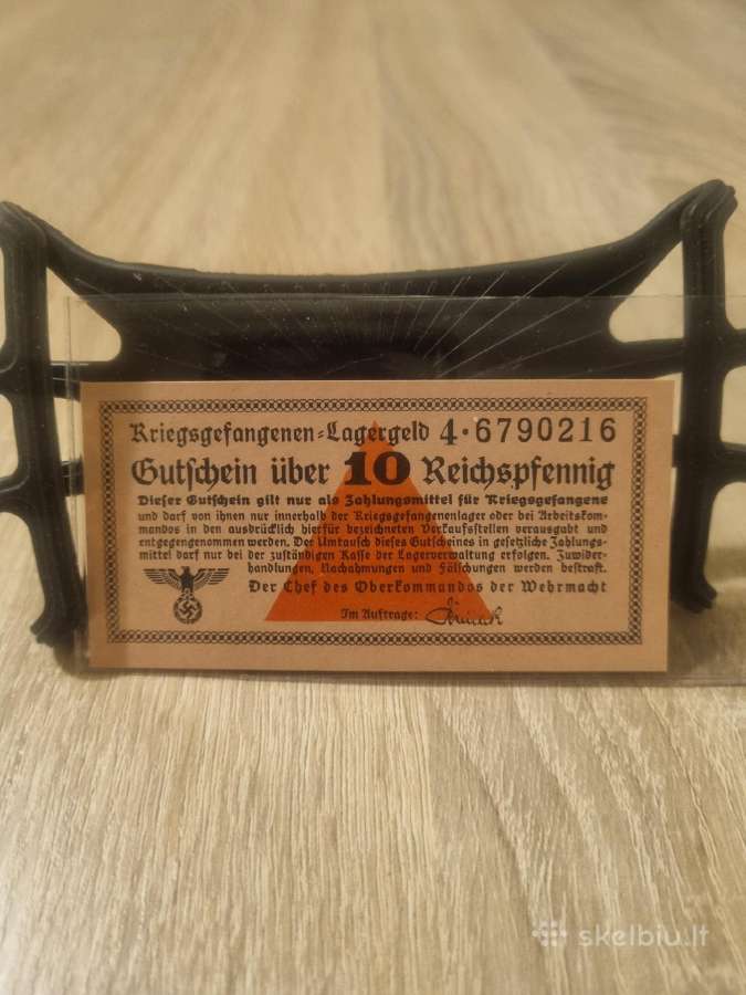 10 Reichspfennig Karo Kalinių 2 Pasaulinis Karas