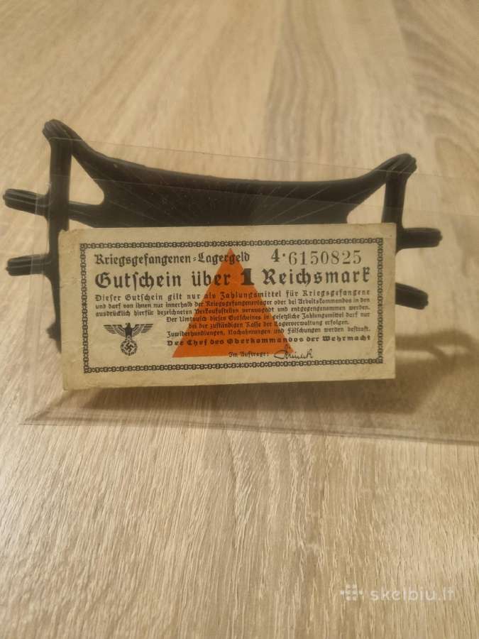 1 Reichsmark Karo Kalinių 2 Pasaulinis Karas.