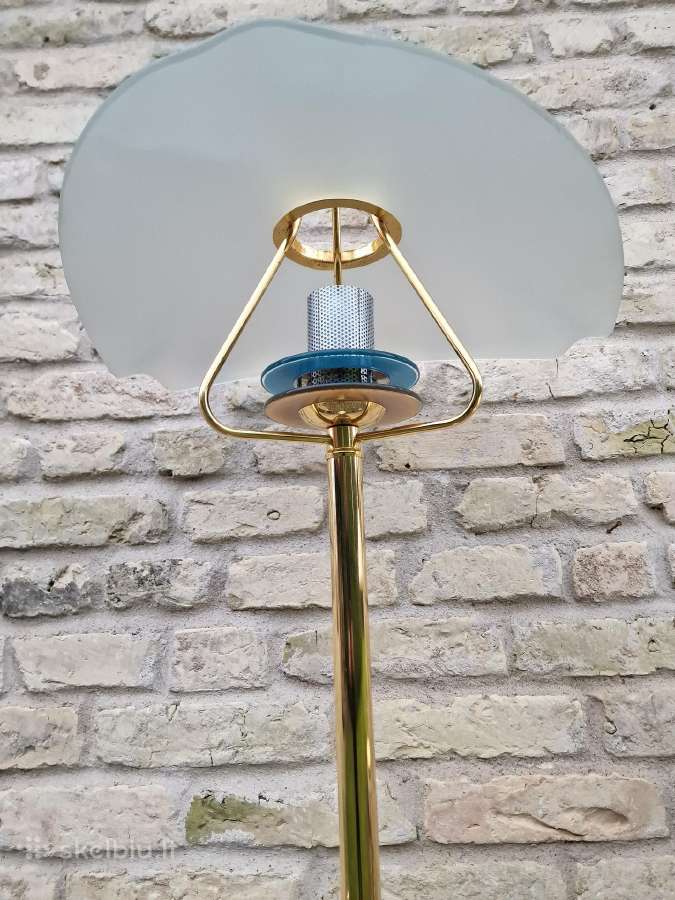 Vintažinis mid century modern žalvario toršeras - nuotraukos Nr. 3